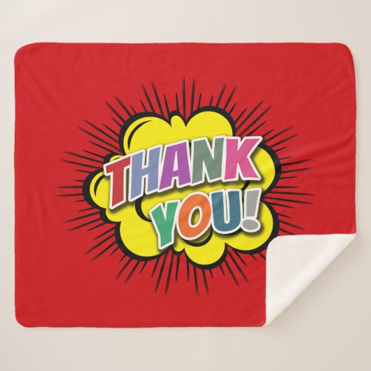 Couverture Sherpa Merci (Devant (Horizontal))