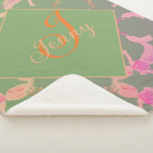 Couverture Sherpa Mermaid Rose romantique (3/4)