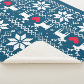 Couverture Sherpa Merry Christmas pattern 2 (3/4)