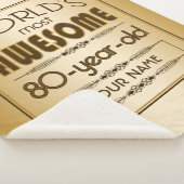 Couverture Sherpa Merveilleuse célébration du 80e anniversaire de l' (3/4)