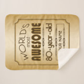 Couverture Sherpa Merveilleuse célébration du 80e anniversaire de l' (Devant (Horizontal))