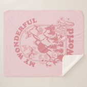 Couverture Sherpa Mes merveilleuses fleurs rétro du monde (Devant (Horizontal))