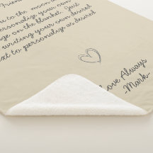 Message manuscrit Personnaliser le texte Sherpa Bl