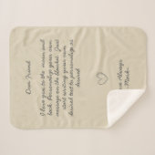 Couverture Sherpa Message manuscrit Personnaliser le texte Sherpa Bl (Devant (Horizontal))