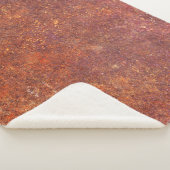 Couverture Sherpa métal rustique : surface texturée. (3/4)