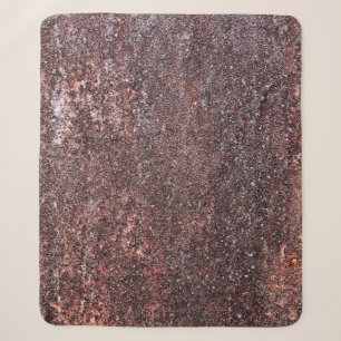 Couverture Sherpa Metal vintage texture with scratches and cracksabs