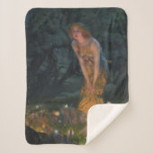 Couverture Sherpa Mi-été Eve Edward Robert Hughes fées imaginaire (Devant)