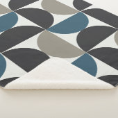 Couverture Sherpa Mi-siècle moderne gris gris gris gris gris gris (3/4)