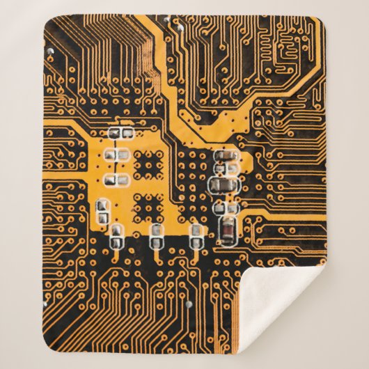 Couverture Sherpa Microschema texture illustrationchip,micro,backgro (Devant)