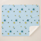 Couverture Sherpa Mid-Century Atomic Starburst (Devant (Horizontal))