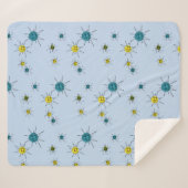 Couverture Sherpa Mid-Century Modern Atomic (Devant (Horizontal))