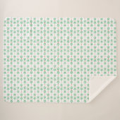 Couverture Sherpa Mid Mod Garland Sherpa Blanket (3 Tailles) (Devant (Horizontal))