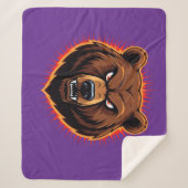 Couverture Sherpa Mighty Bear – Raw Strength of Nature (Devant)