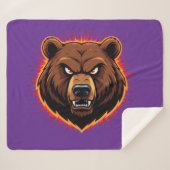 Couverture Sherpa Mighty Bear – Raw Strength of Nature (Devant (Horizontal))