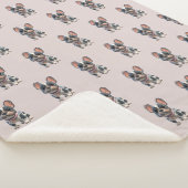Couverture Sherpa Mignon Bouledogue Français (3/4)