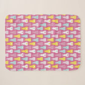 Couverture Sherpa Mignon lapin de Pâques rose motif (Devant (Horizontal))