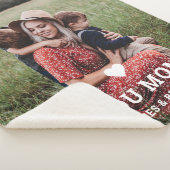 Couverture Sherpa Mignonne COEUR T'AIME MÈRE Fête des Mères Photo (3/4)