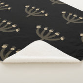 Couverture Sherpa Mimosas Fleuris Personnalisés Belle Nuit (3/4)