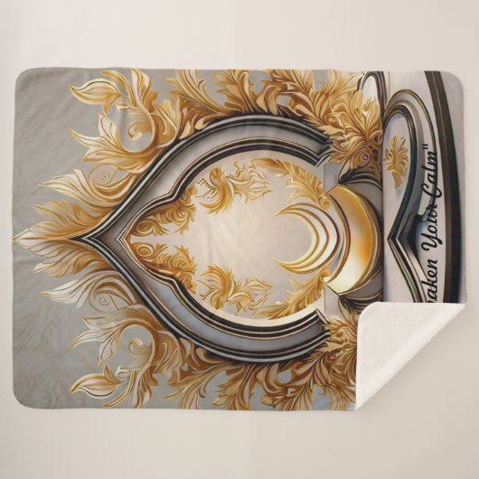 Couverture Sherpa "Mindful Inner Reflection" (Devant (Horizontal))