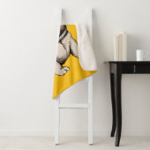 Couverture Sherpa Mini carlin de hippie de chiot (En situation)