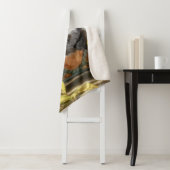 Couverture Sherpa Mini Chien-Chien-Chien-Chien-Chien-Chien Bi-Couleu (En situation)