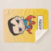 Couverture Sherpa Mini Superman volant (Devant (Horizontal))