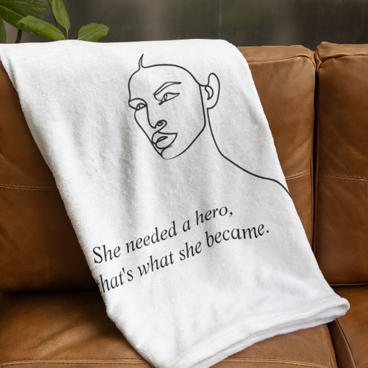 Couverture Sherpa Minimal Noir Elle Est Devenue Un Héros Inspiration