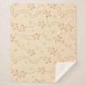 Couverture Sherpa Minimal Turtle Trail Pattern (Devant)