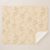 Couverture Sherpa Minimal Turtle Trail Pattern (Devant (Horizontal))