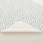 Couverture Sherpa Minimalist Watermelon Seeds and Stripes Summer Wra (3/4)