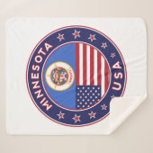 Couverture Sherpa Minnesota (Devant (Horizontal))