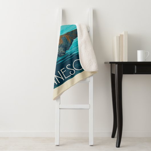 Couverture Sherpa Minnesota | Loon (En situation)