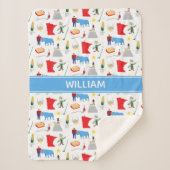 Couverture Sherpa Minnesota Sherpa Blanket (Devant)