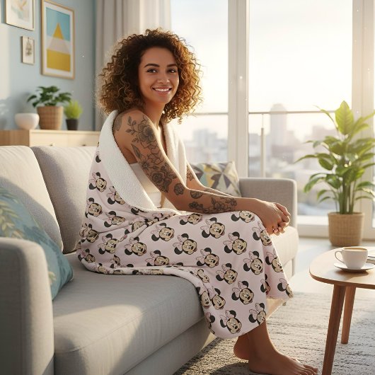 Couverture Sherpa Minnie Sherpa Blanket