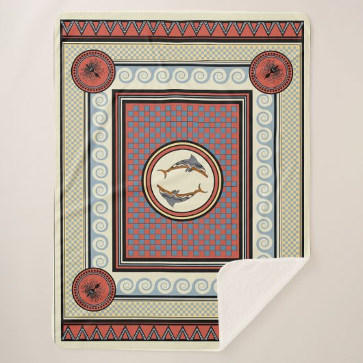 Couverture Sherpa Minoan Palace Sherpa Blanket (Devant)