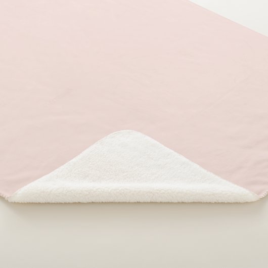 Couverture Sherpa Minuscule rose vif uni élégant chic (3/4)