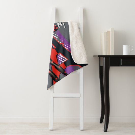 Couverture Sherpa Miraculeux Shadybug Re-verse Blots On! (En situation)