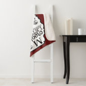 Couverture Sherpa Mississippi Rouge (En situation)