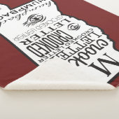 Couverture Sherpa Mississippi Rouge (3/4)