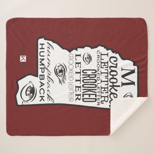 Couverture Sherpa Mississippi Rouge (Devant (Horizontal))