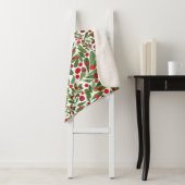 Couverture Sherpa Mistletoe Holiday Sherpa Blanket (En situation)