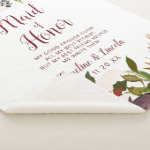 Couverture Sherpa Mistletoe Manor Floral à la servante d'honneur Cit (3/4)