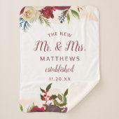 Couverture Sherpa Mistletoe Manor Le Nouveau M. & Mme Newlyweds (Devant)