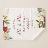 Couverture Sherpa Mistletoe Manor Le Nouveau M. & Mme Newlyweds (Devant (Horizontal))