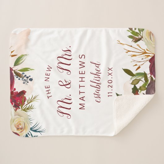 Couverture Sherpa Mistletoe Manor Le Nouveau M. & Mme Newlyweds (Devant (Horizontal))