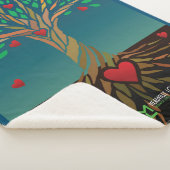 Couverture Sherpa MLTS Compassion Tree Sherpa Blanket (3/4)