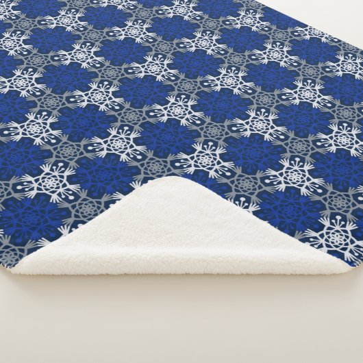 Couverture Sherpa Mod Blizzard Géant Flocon de neige Sherpa Blanket (3/4)