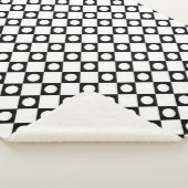 Couverture Sherpa Mod Retro 60's White (3/4)