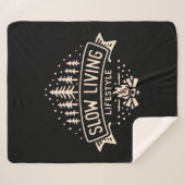 Couverture Sherpa Mode de vie lent (Devant (Horizontal))