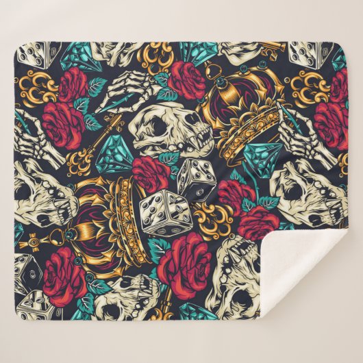 Couverture Sherpa Mode de vie rétro (Devant (Horizontal))